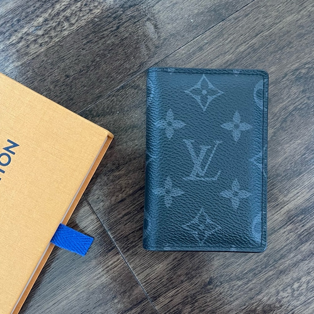 Louis Vuitton Pocket Organizer in Monogram Eclipse Canvas